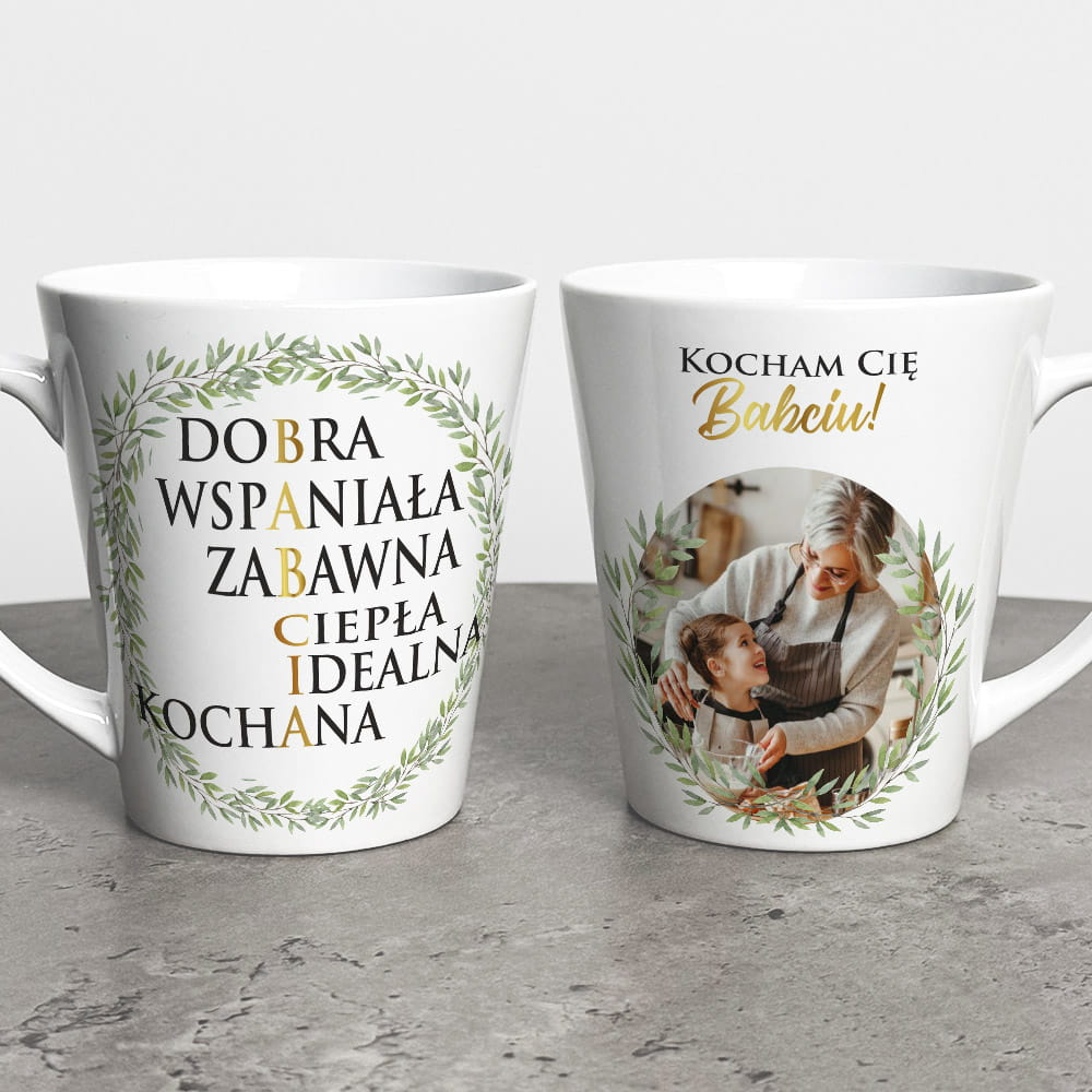 Kubek Latte Dla Babci Ze Zdjęciem