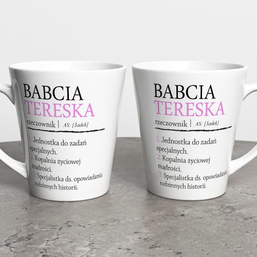 Kubek Latte Dla Babci Z Imieniem