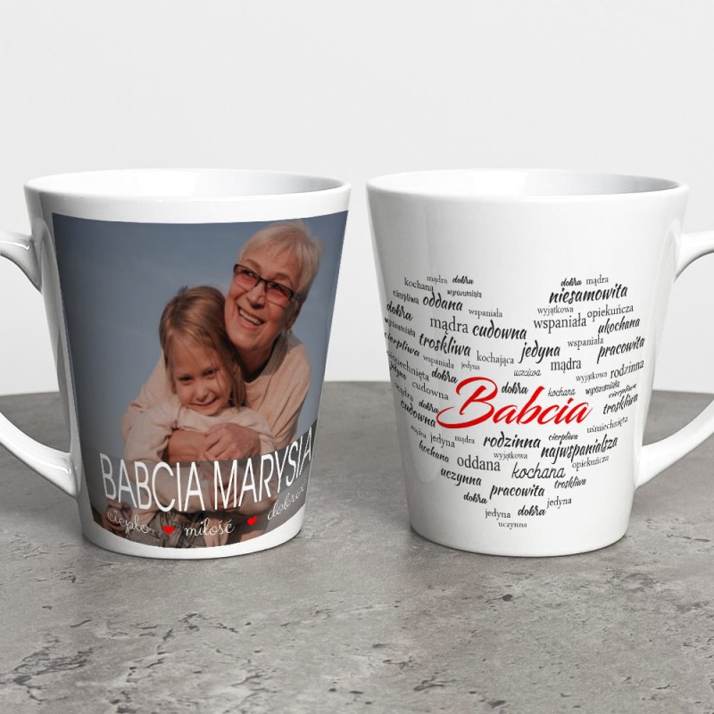 Kubek Latte Dla Babci Ze Zdjęciem
