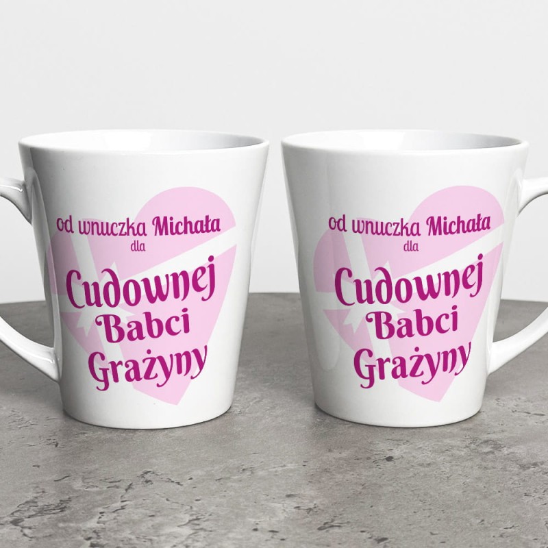 Kubek Latte Dla Babci Z Dedykacją