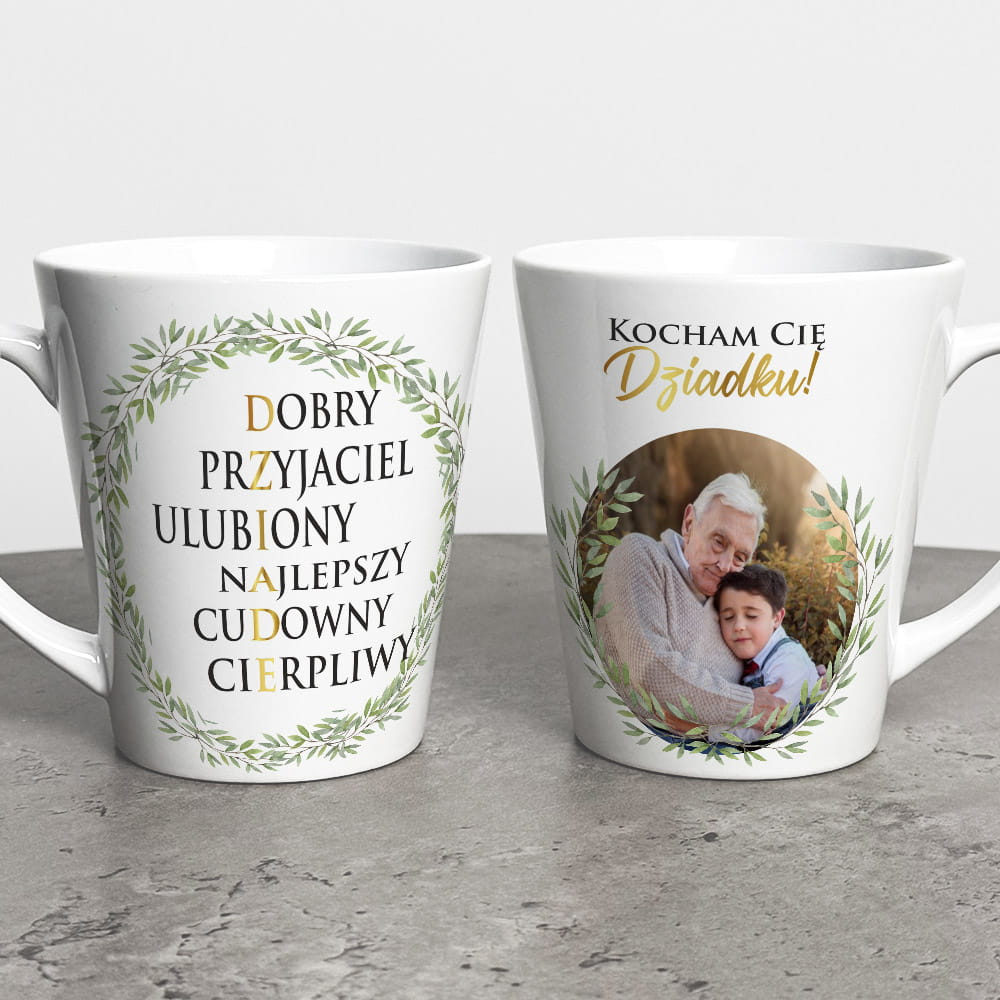 Kubek Latte Dla Dziadka Ze Zdjęciem