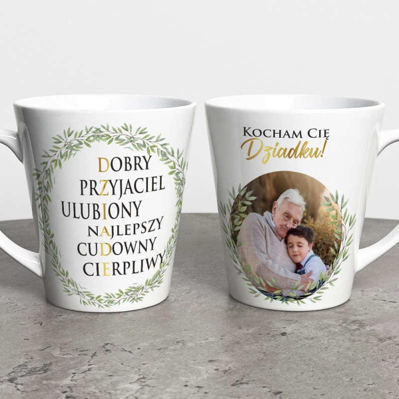 Kubek Latte Dla Dziadka Ze Zdjęciem