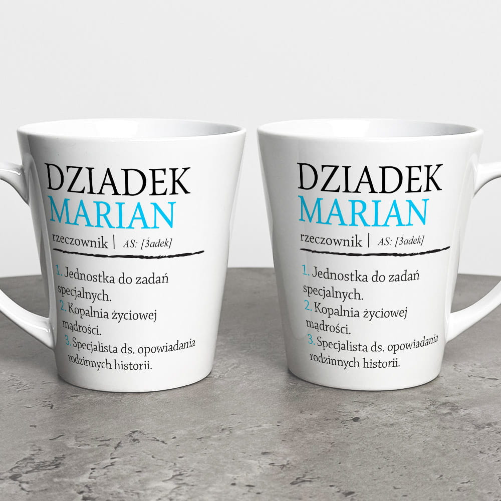 Kubek Latte Dla Dziadka Z Imieniem