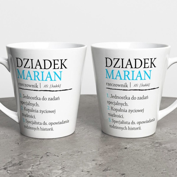 Kubek Latte Dla Dziadka Z Imieniem