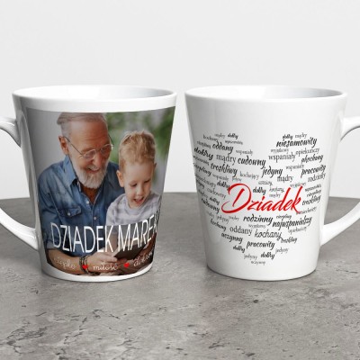 Kubek Latte Dla Dziadka Ze Zdjęciem I Dedykacją