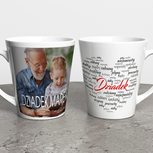 Kubek Latte Dla Dziadka Ze Zdjęciem I Dedykacją