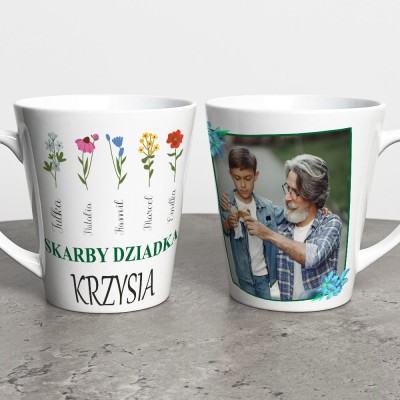 Kubek Latte Dla Dziadka Ze Zdjęciem I Dedykacją