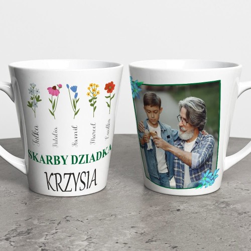 Kubek Latte Dla Dziadka Ze Zdjęciem I Dedykacją