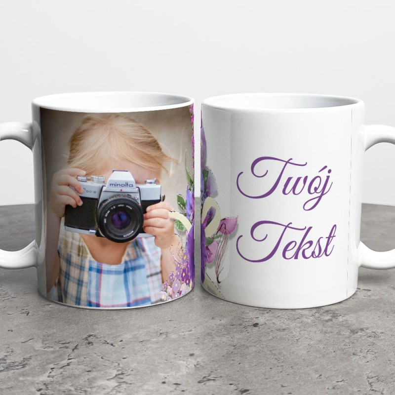 Foto Kubek Ze Zdjęciem i Napisem