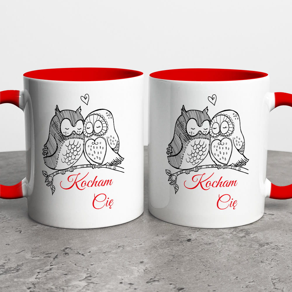 Kubek Walentynki Sove Love
