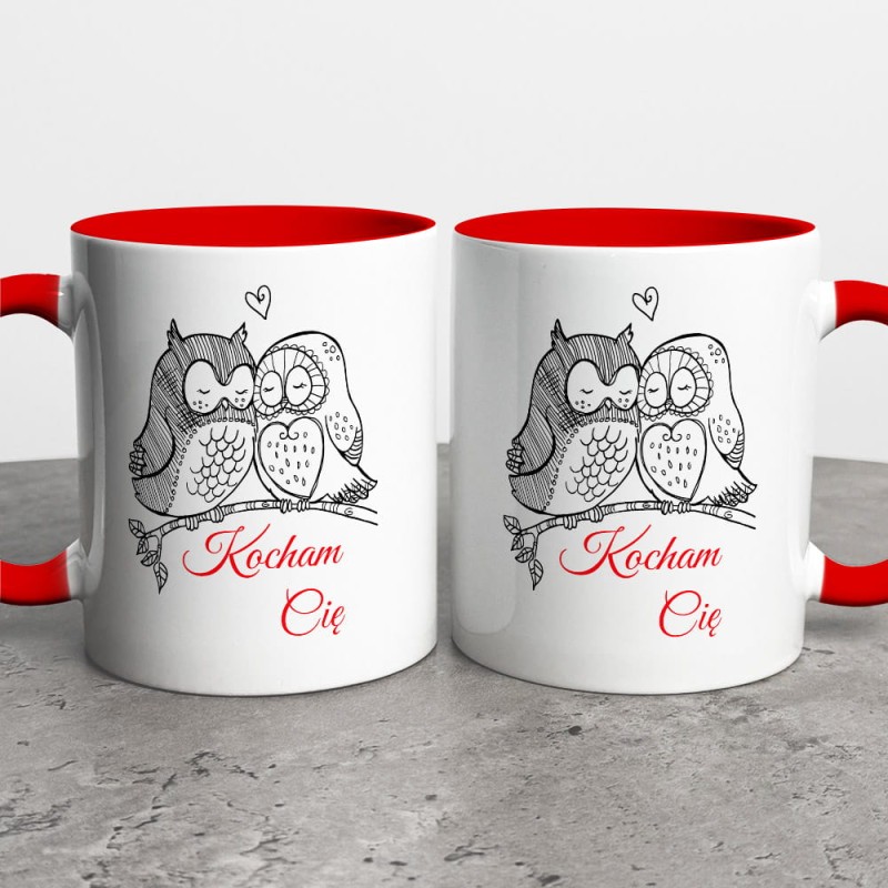 Kubek Walentynki Sove Love