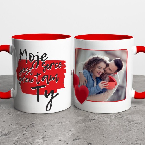Kubek Na Walentynki Ze Zdjęciem