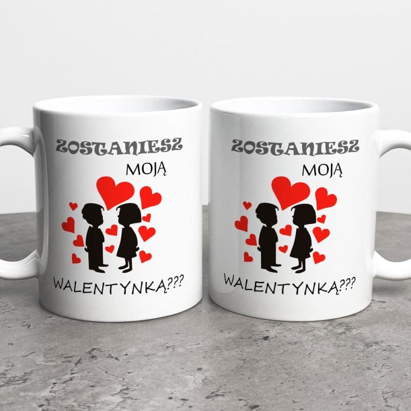 Kubek Na Walentynki Zostaniesz Moją Walentynką?