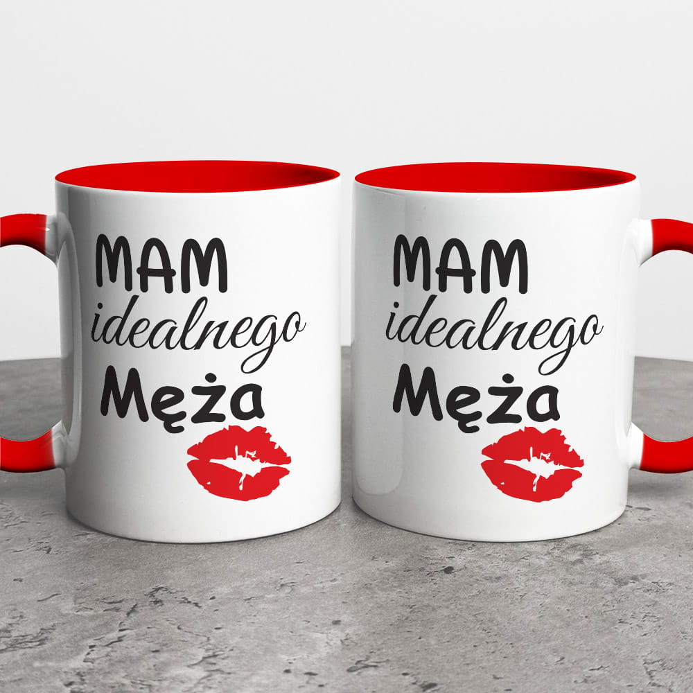 Kubek Walentynki Mam Idealnego Męża