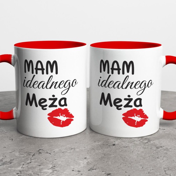 Kubek Walentynki Mam Idealnego Męża