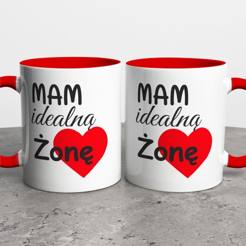 Kubek Na Walentynki Mam Idealną Żonę