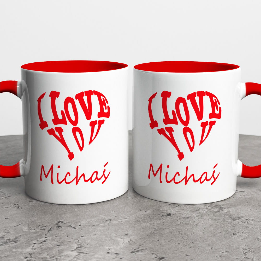 Kubek Walentynki I Love You