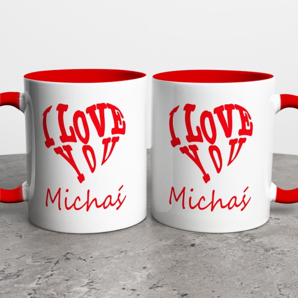 Kubek Walentynki I Love You