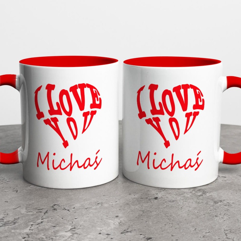 Kubek Walentynki I Love You