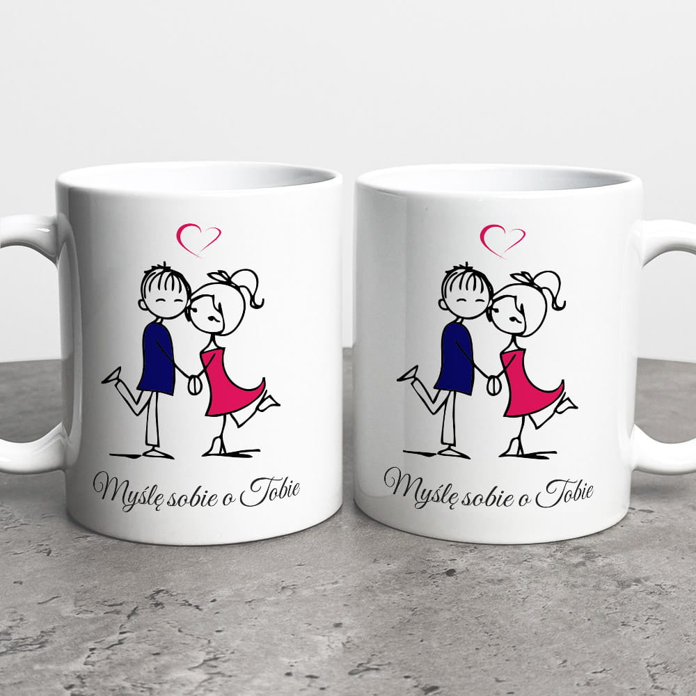 Kubek Na Walentynki Myślę Sobie O Tobie