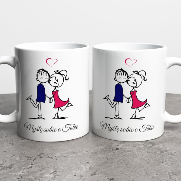 Kubek Na Walentynki Myślę Sobie O Tobie