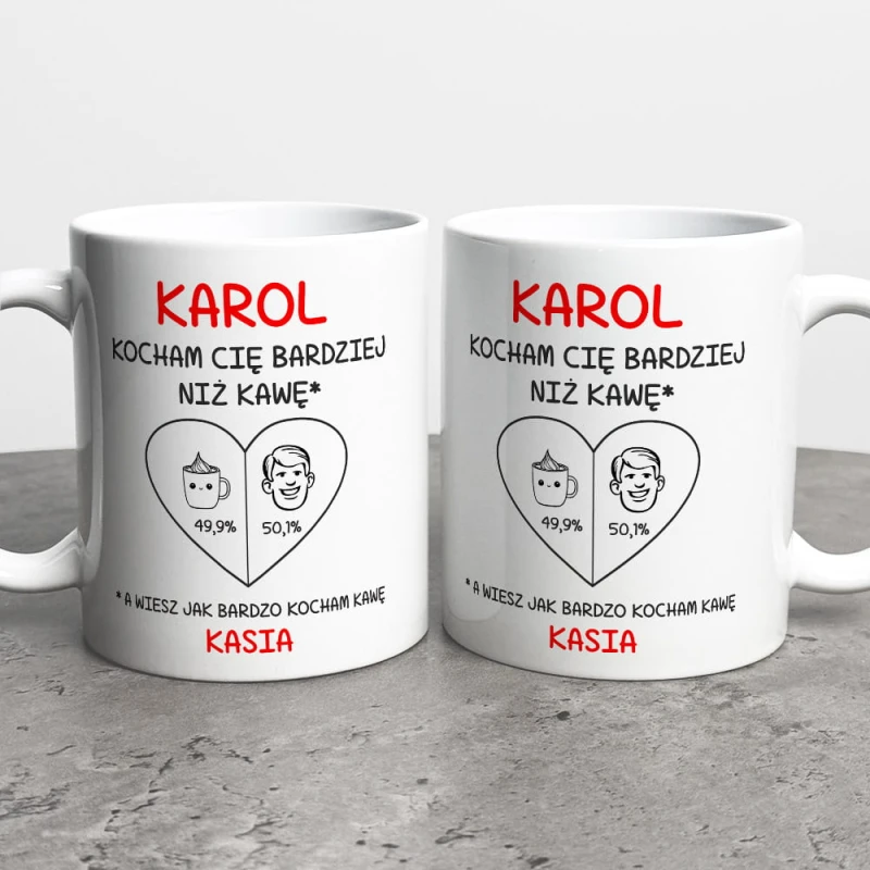 Kubek Na Walentynki Z Imionami