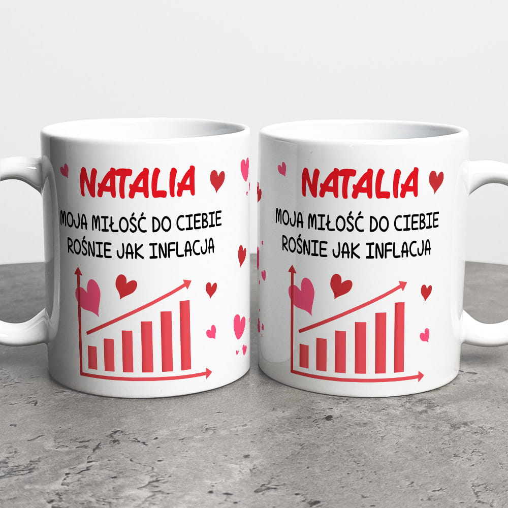 Kubek Na Walentynki Z Imieniem