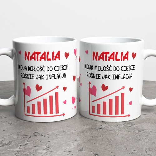 Kubek Na Walentynki Z Imieniem