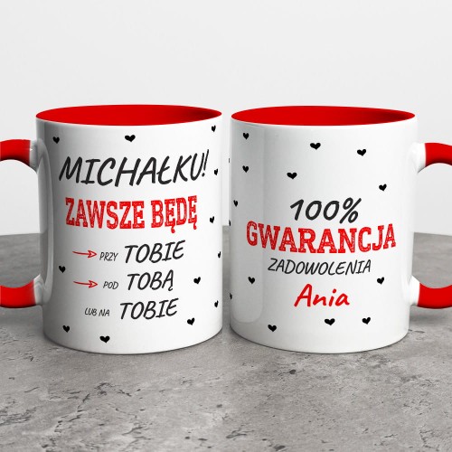 Kubek Na Walentynki Z Imionami