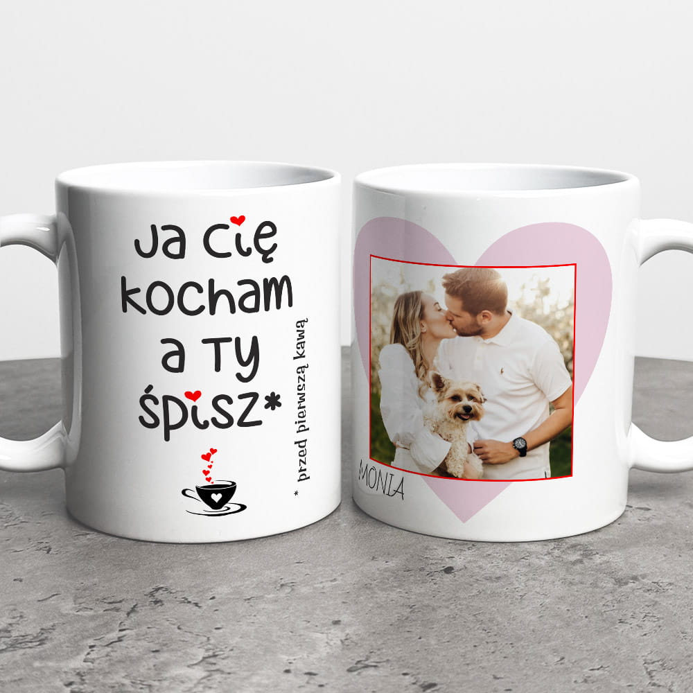 Kubek Na Walentynki  Ze Zdjęciem i Imieniem