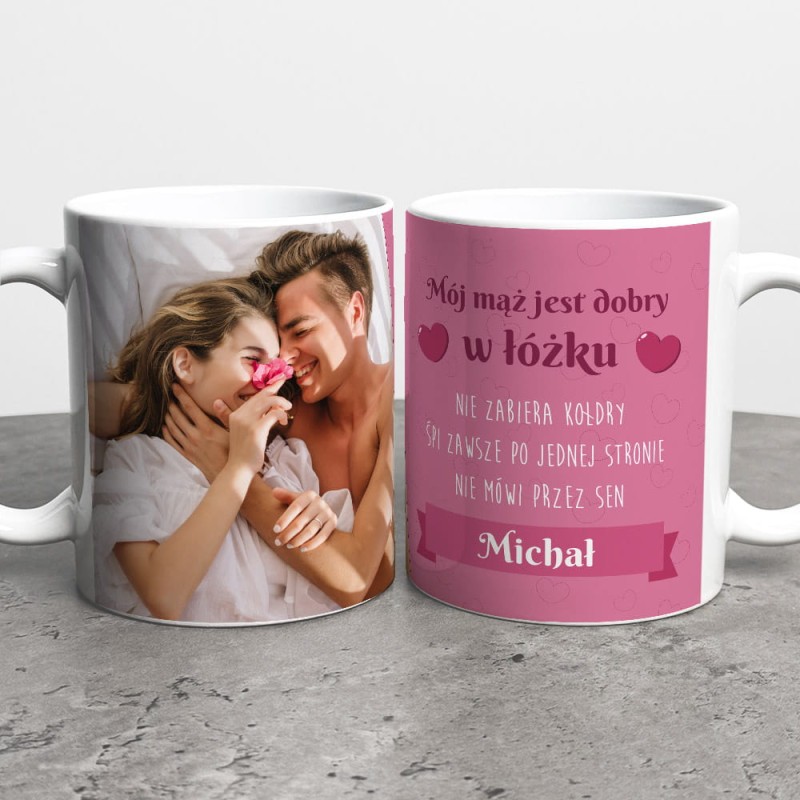Kubek Na Walentynki Ze Zdjęciem i Imieniem