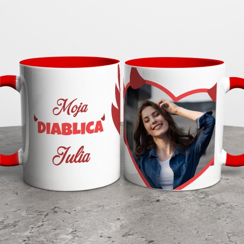 Kubek Na Walentynki  Ze Zdjęciem i Imieniem