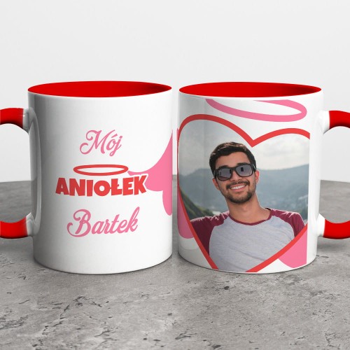 Kubek Na Walentynki  Ze Zdjęciem i Imieniem