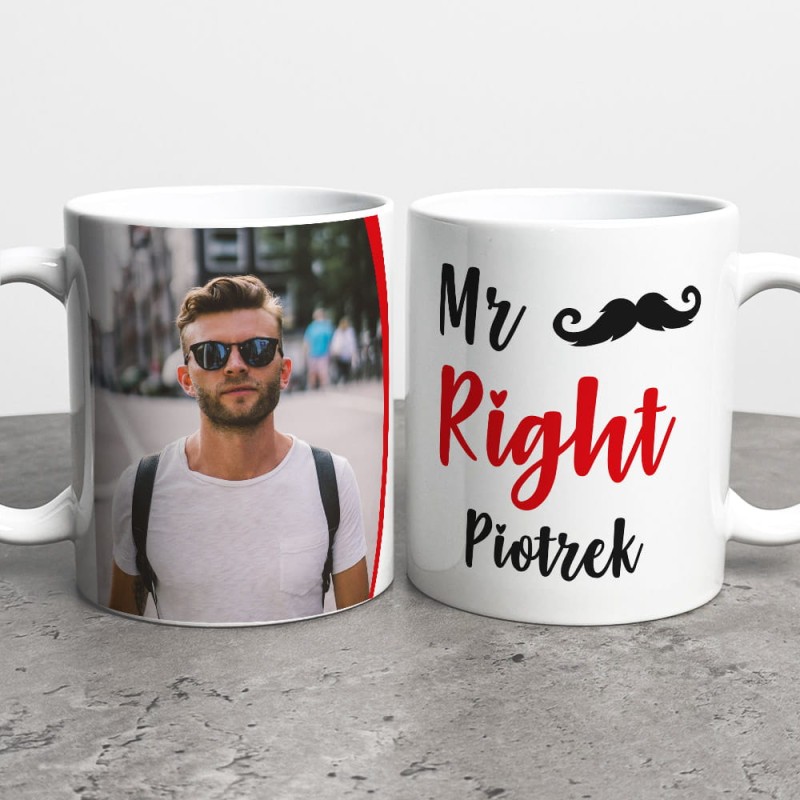 Kubek Na Walentynki Ze Zdjęciem i Imieniem