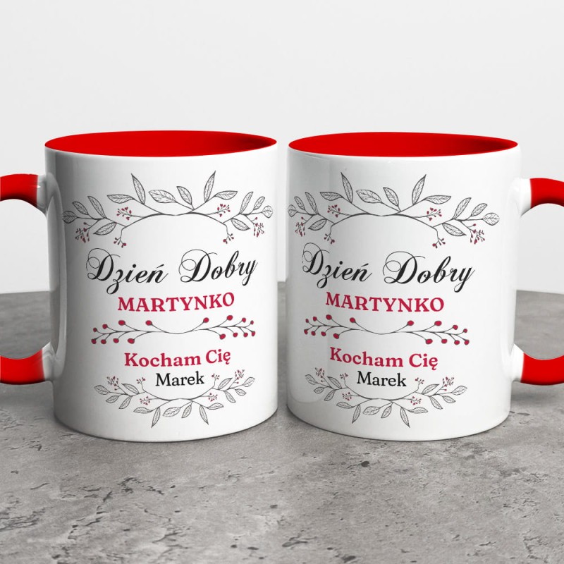 Kubek Na Walentynki Z imionami