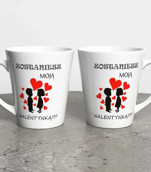 Kubek Latte Na Walentynki Zostaniesz Moją Walentynką? – miniatura 1000 × 1134