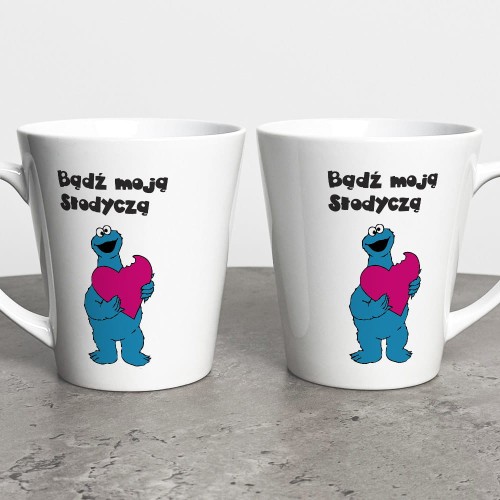 Kubek Latte Na Walentynki Bądź Moją Słodyczą