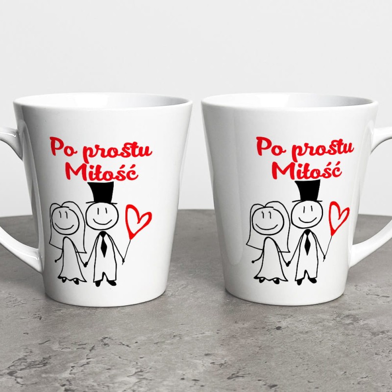 Kubek Latte Na Walentynki Po Prostu Miłość