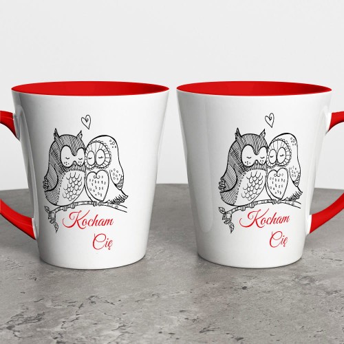 Kubek Latte Na Walentynki Kocham Cię