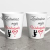 Kubek Latte Na Walentynki Wyznanie Miłości