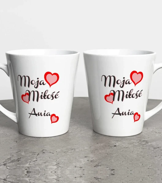 Kubek Latte Na Walentynki Moja Miłość – miniatura 1000 × 1134
