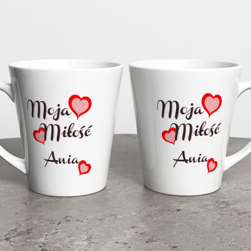 Kubek Latte Na Walentynki Moja Miłość
