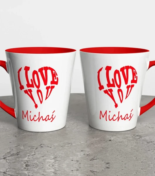 Kubek Latte Na Walentynki I Love You – miniatura 1000 × 1134