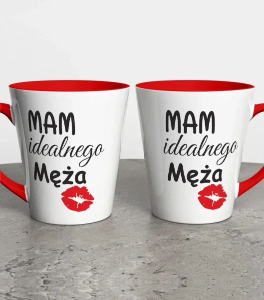 Kubek Latte Na Walentynki Mam Idealnego Męża – miniatura 1000 × 1134