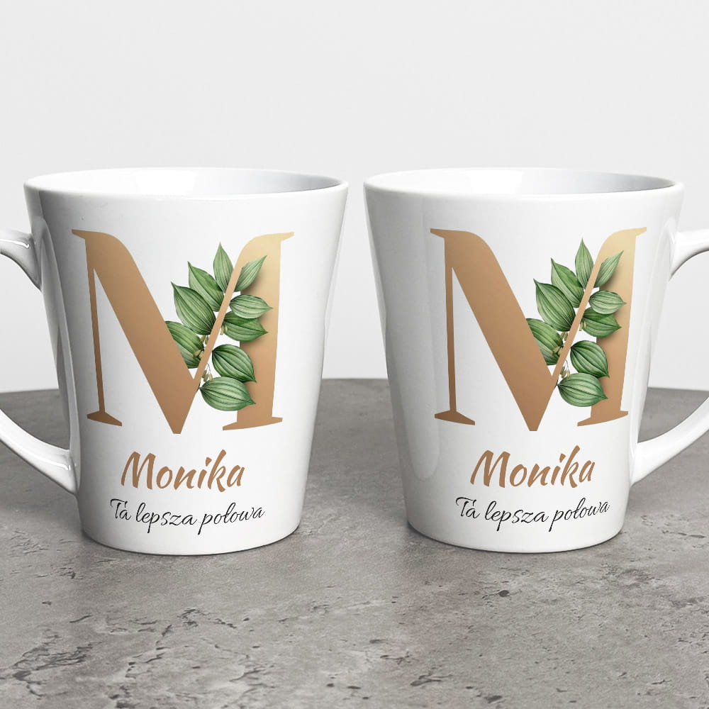 Kubek Latte Na Walentynki Dla Niej z Imieniem