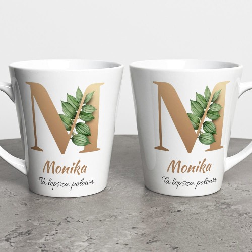 Kubek Latte Na Walentynki Dla Niej z Imieniem