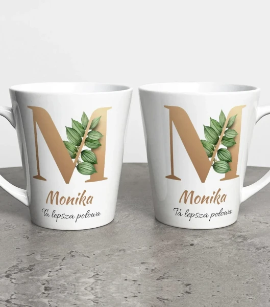 Kubek Latte Na Walentynki Dla Niej z Imieniem – miniatura 1000 × 1134