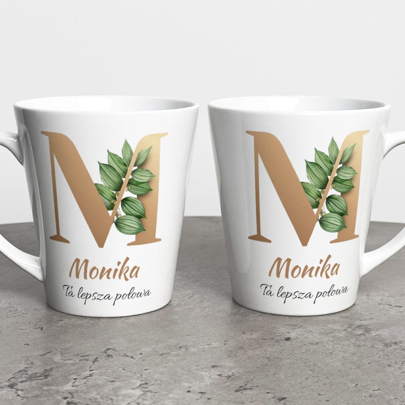 Kubek Latte Na Walentynki Dla Niej z Imieniem