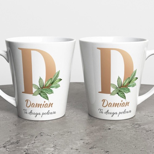 Kubek Latte Na Walentynki Dla Niego z Imieniem