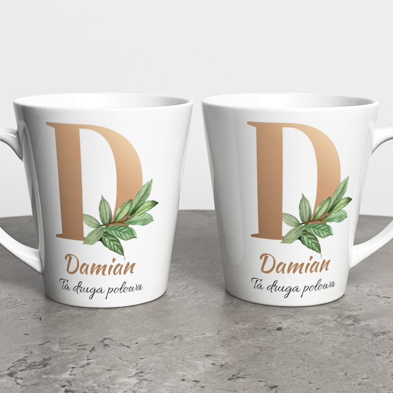 Kubek Latte Na Walentynki Dla Niego z Imieniem